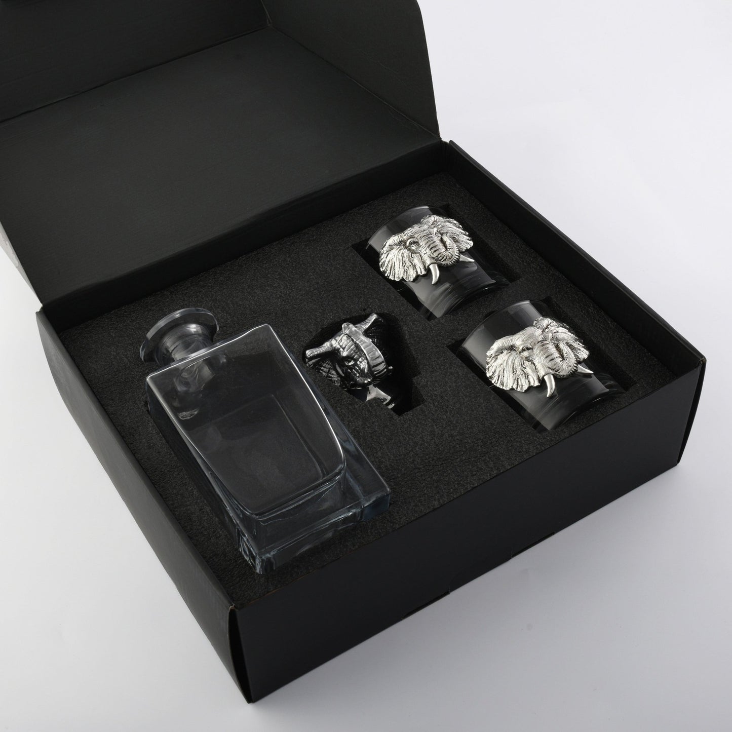 Elephant Decanter Set with Glasses - themonogram manor 