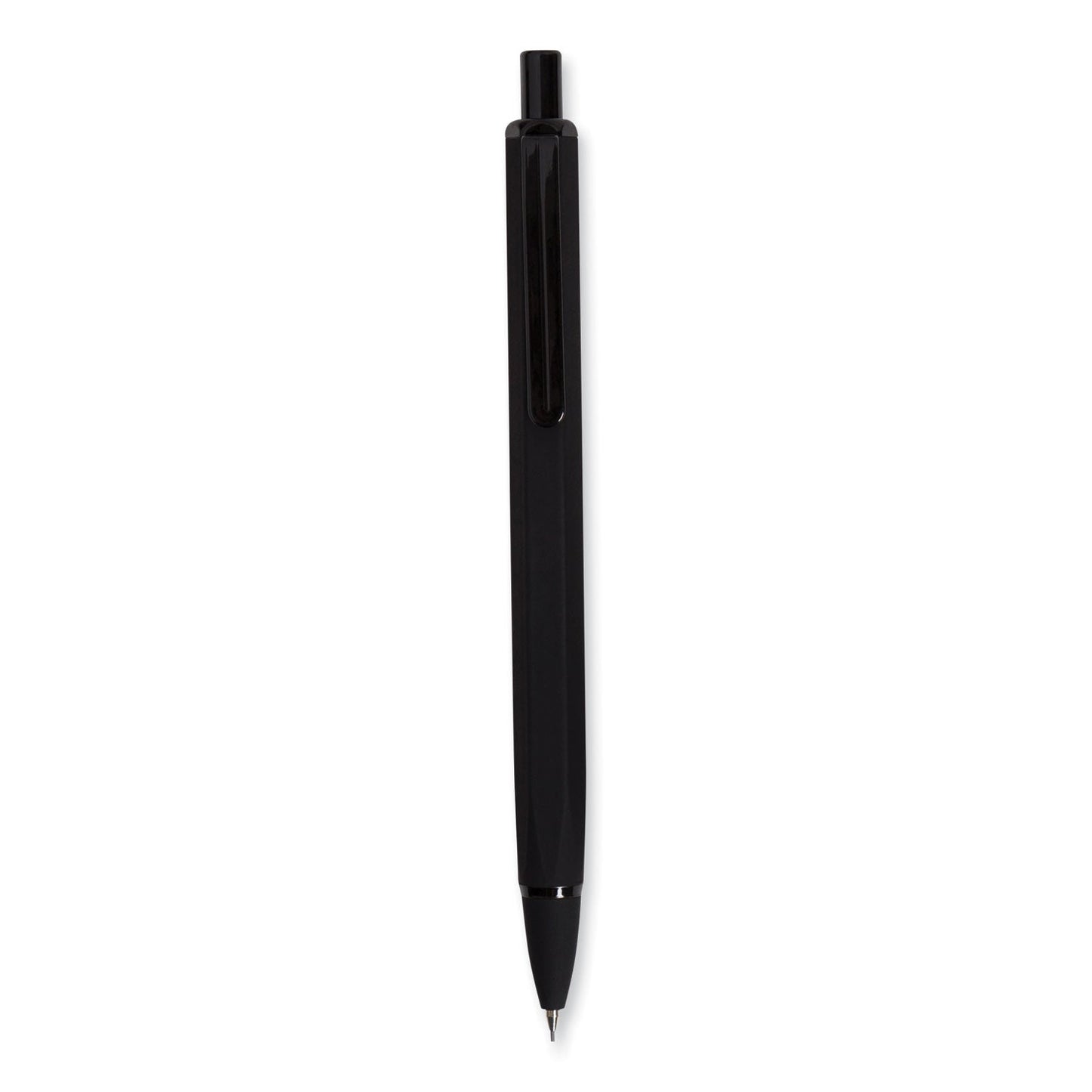 U Brands Cambria Soft Touch Mechanical Pencil, 0.7 mm, HB (2), Black Lead, Black Barrel, 12/Pack - themonogram manor 