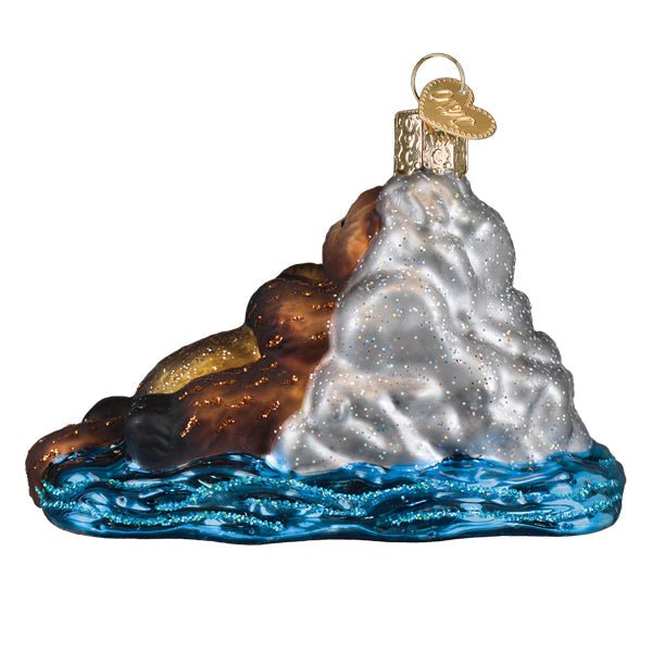 Otter With Pup Ornament - themonogram manor 