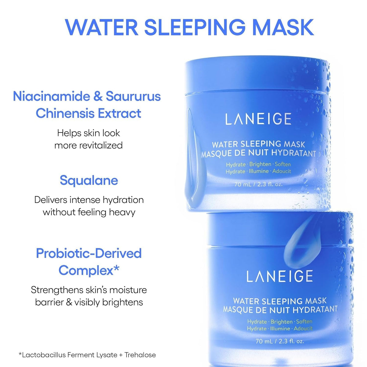Water Bank Blue Hyaluronic Moisturizer: Barrier-Boosting Hydration, Squalane, Ceramide, Dermatologist-Tested - themonogram manor 