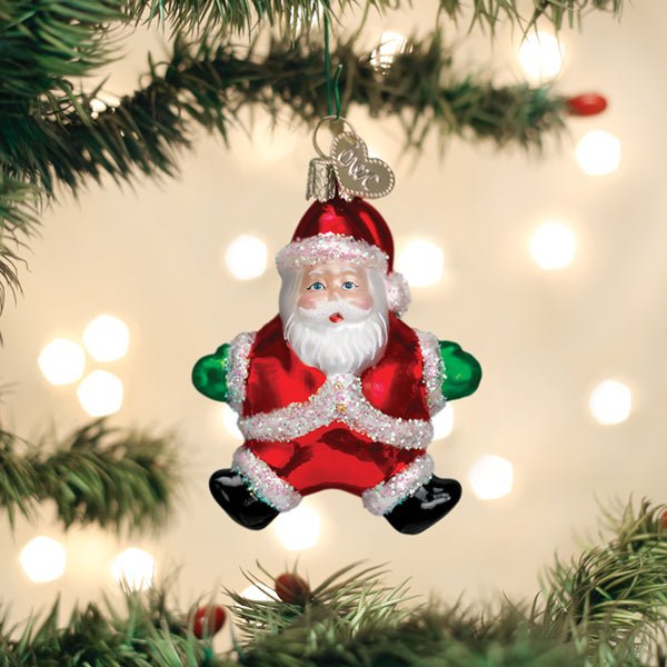 Small Silly Santa Ornament - themonogram manor 