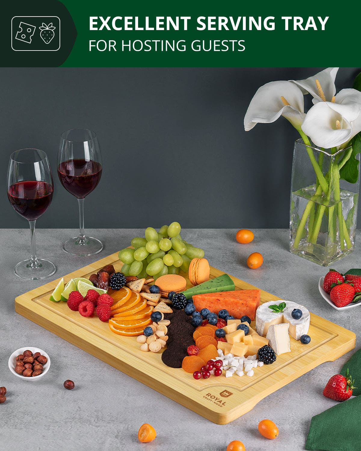 Cutting Board XL, 18”x12” - themonogram manor 