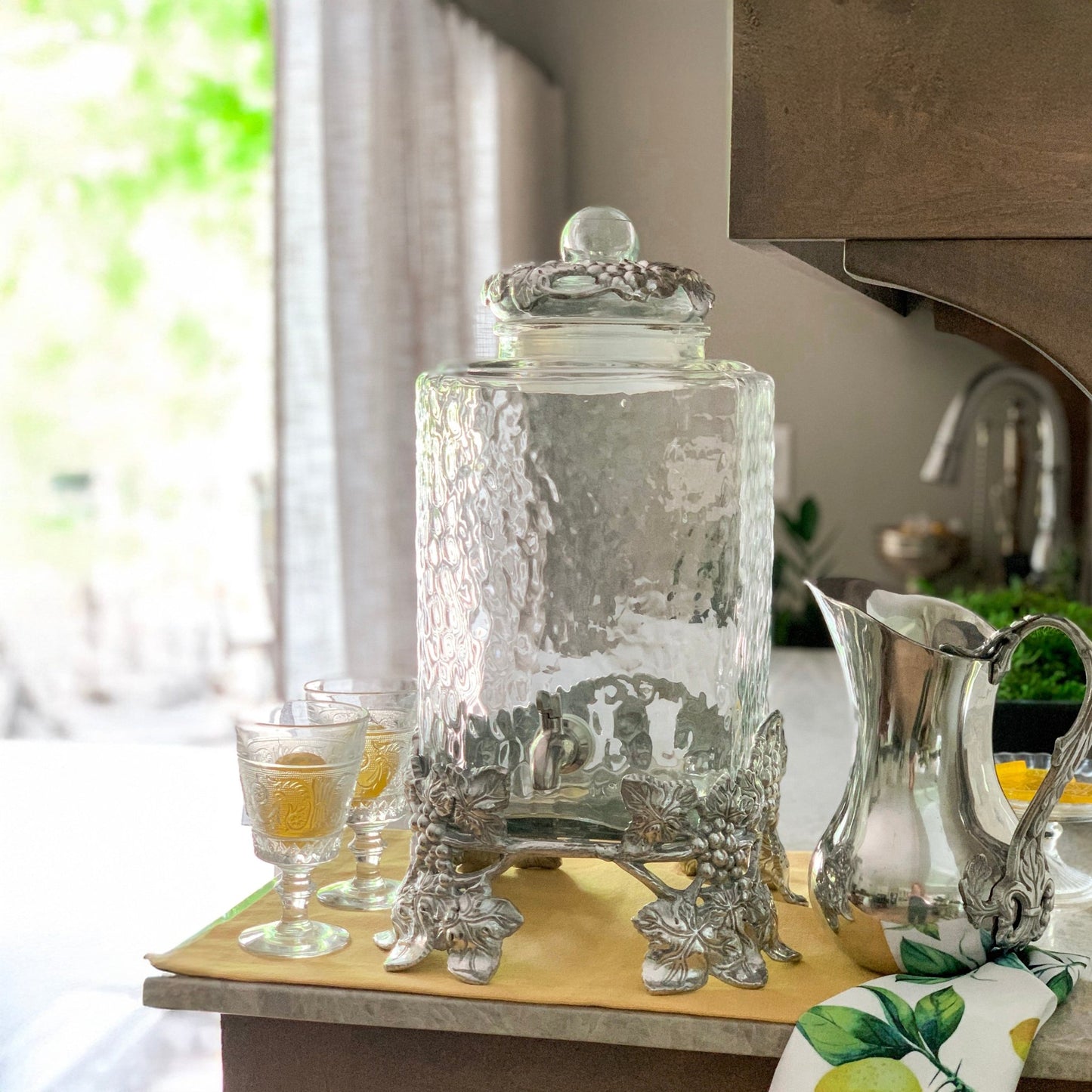 Elevated Grape Beverage Server - themonogram manor 