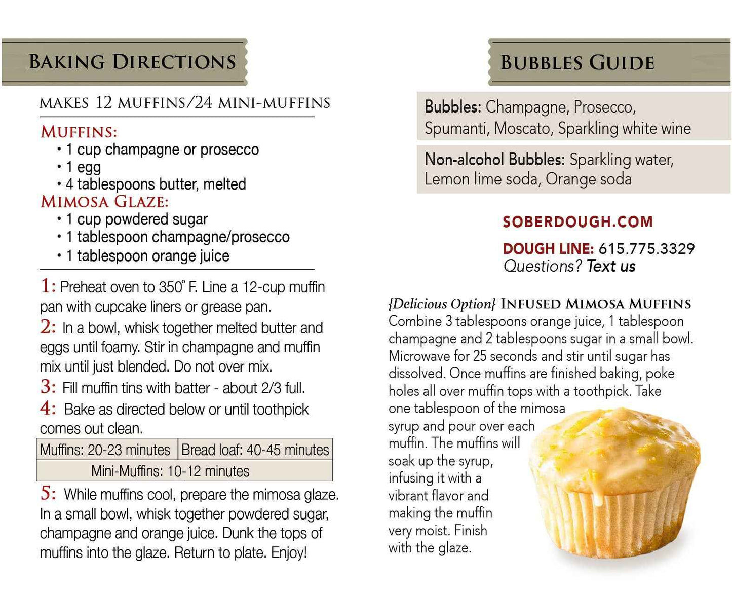 Texas Beer Bread - Mimosa Muffins - themonogram manor 
