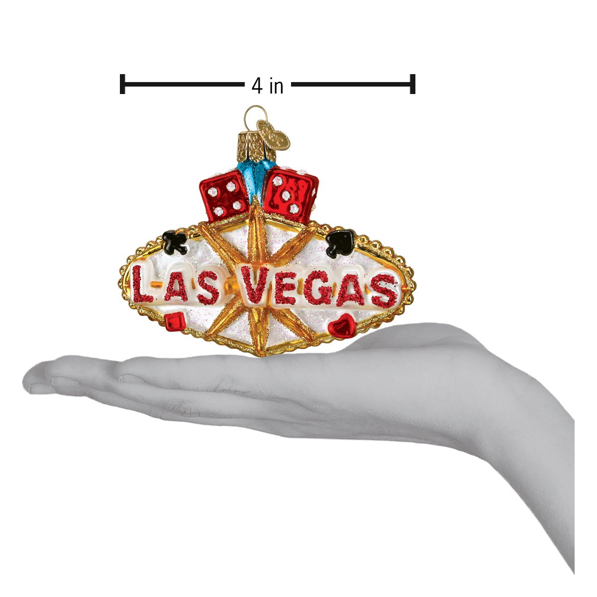 Las Vegas Sign Ornament - themonogram manor 