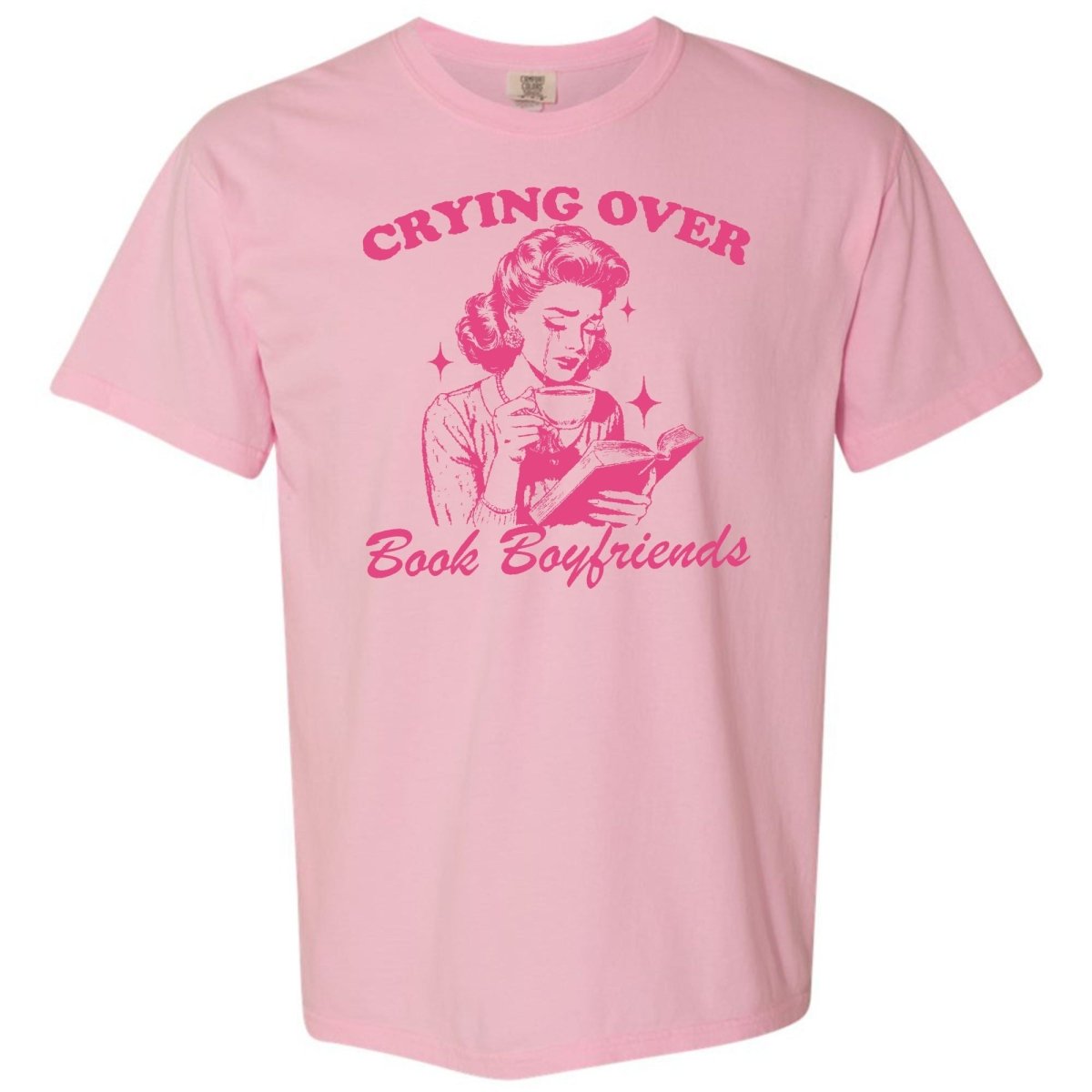 'Crying Over Book Boyfriends' T-Shirt - themonogram manor 