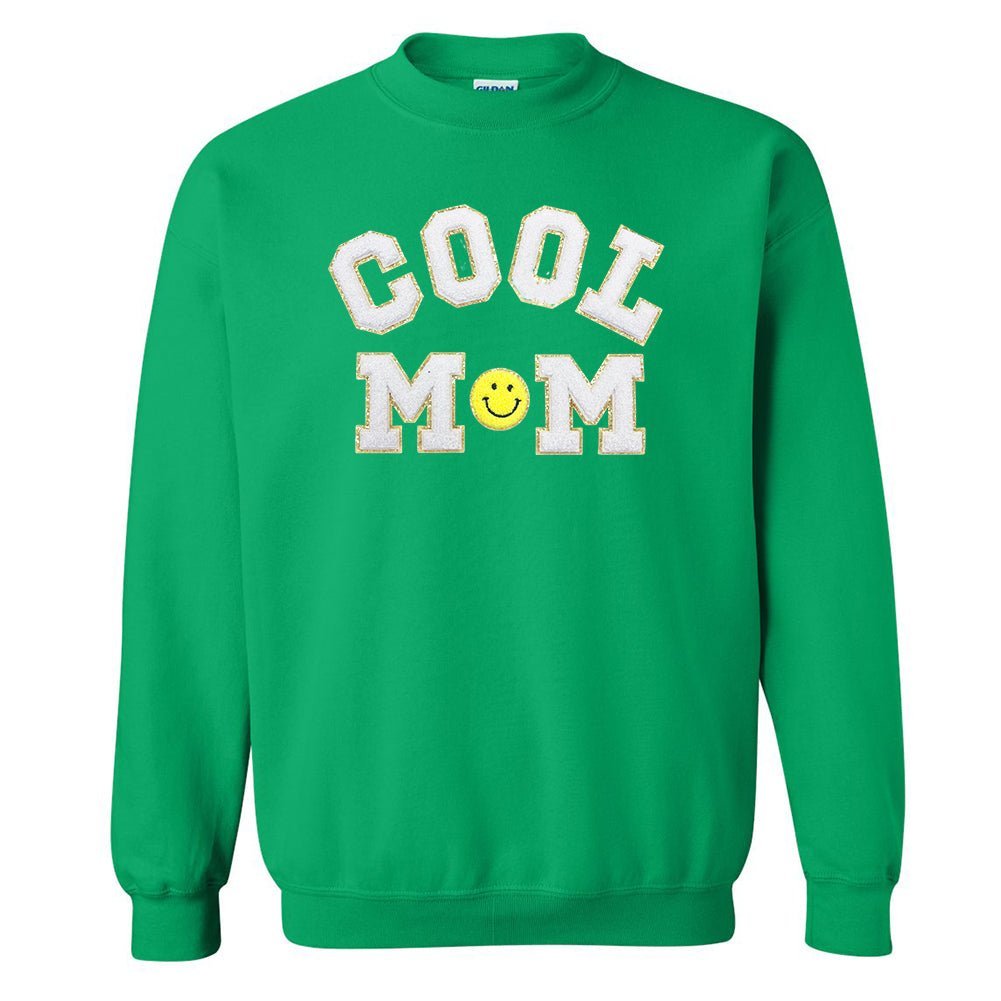Cool Mom Letter Patch Sweatshirt - themonogram manor 