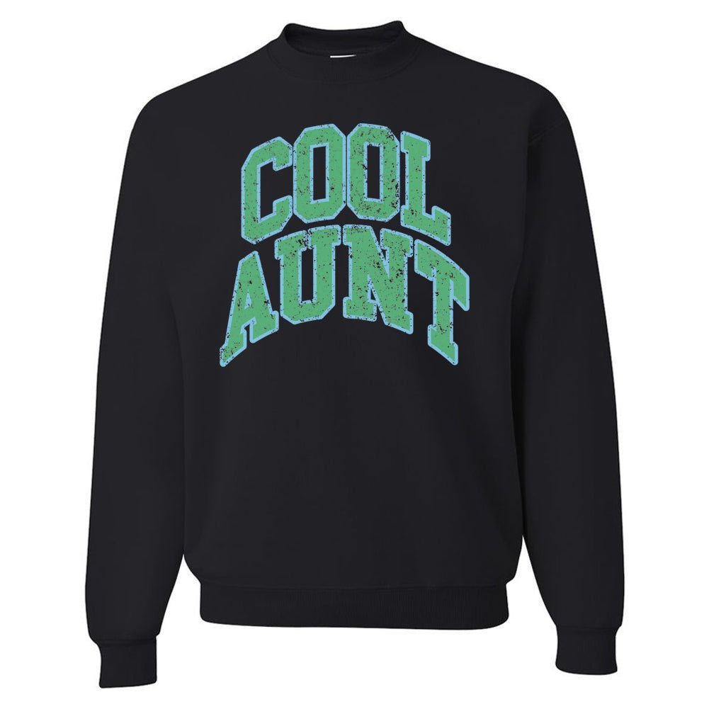 'Varsity Cool Aunt' Crewneck Sweatshirt - themonogram manor 