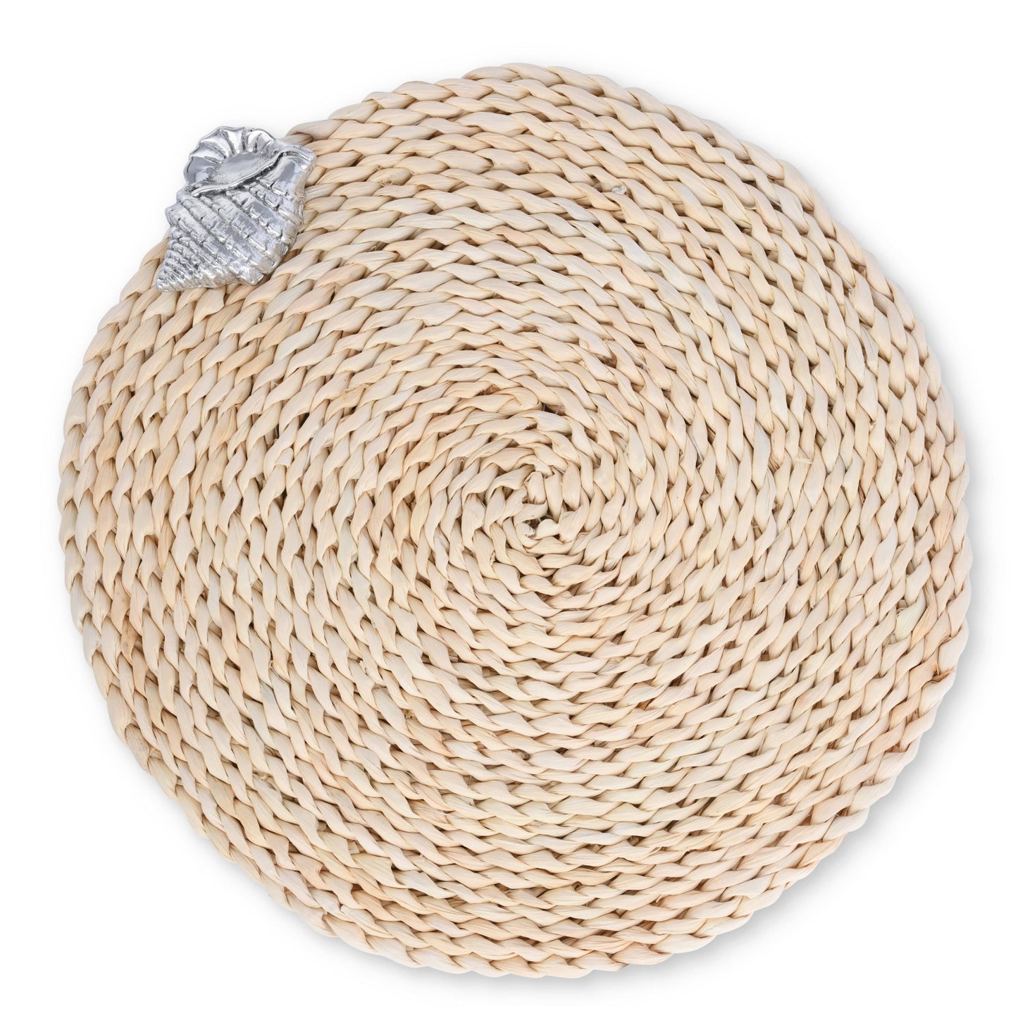Sea Shell Twisted Seagrass Placemats - set of 4 - themonogram manor 
