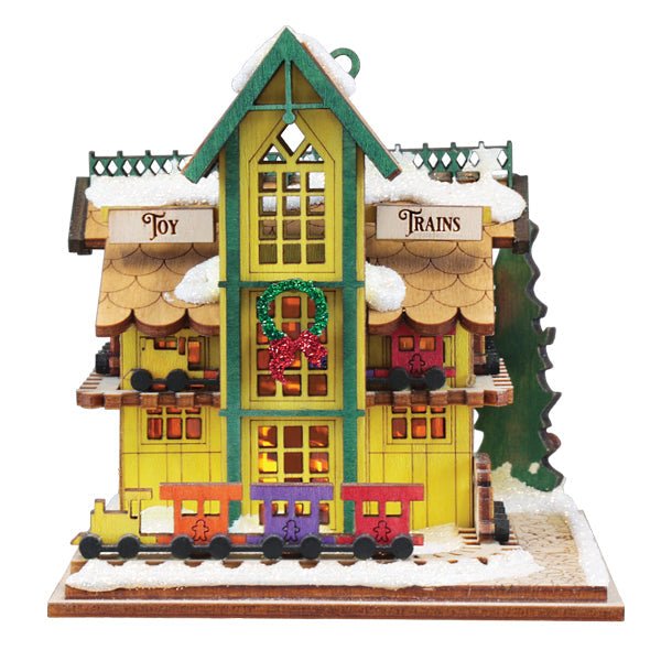 Toy Train Shop Ornament - themonogram manor 