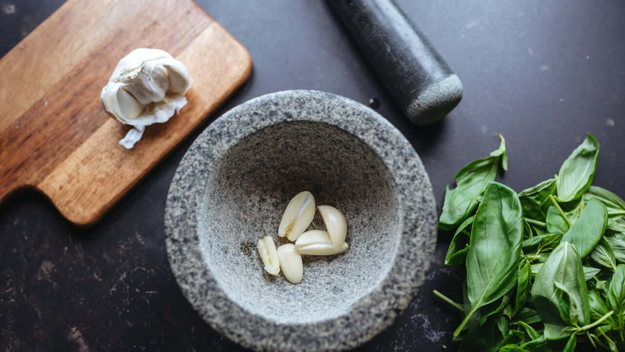 Basil Pesto Sauce - themonogram manor 