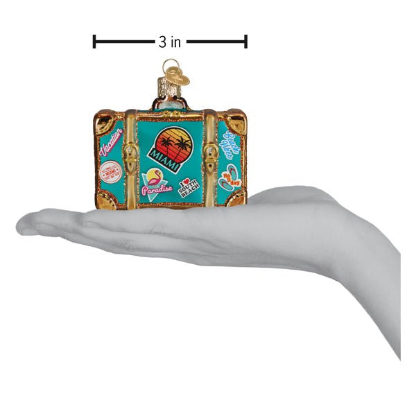 Miami Suitcase Ornament - themonogram manor 