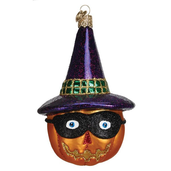 Masked Witch Jack O'lantern Ornament - #themonogram manor #