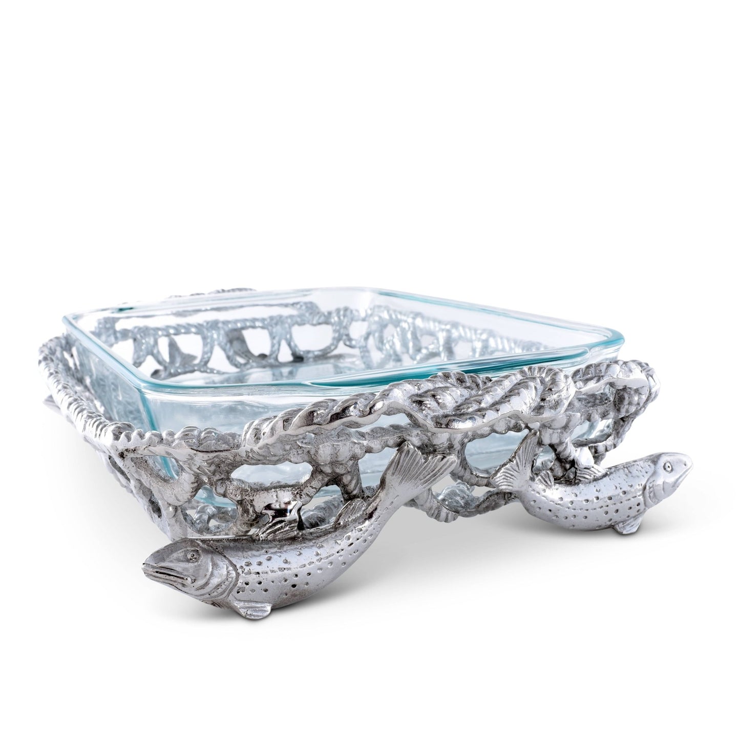 Fish Net Casserole / Pyrex Holder - themonogram manor 