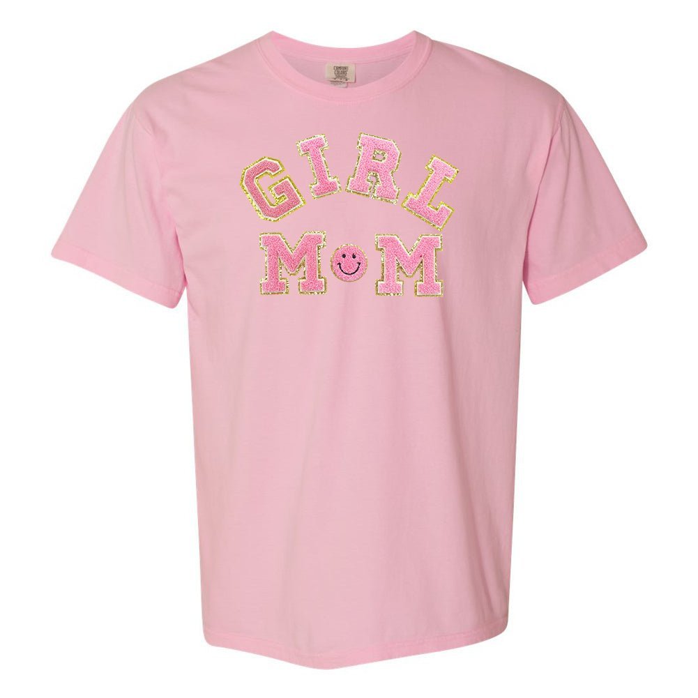 Girl Mom Letter Patch T-Shirt - themonogram manor 