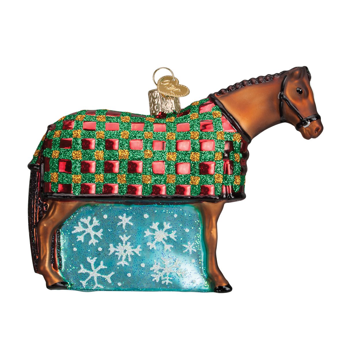Snowflake Horse Ornament - themonogram manor 