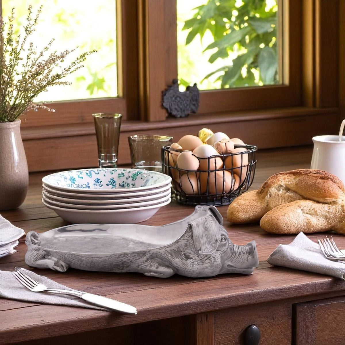 Pig Carving Tray - themonogram manor 