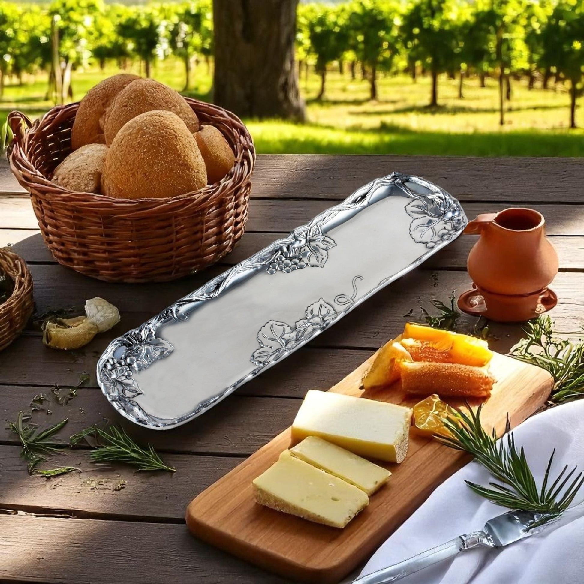 Grape Vineyard Oblong Tray - themonogram manor 