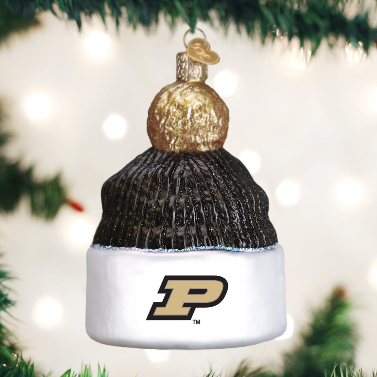 Purdue Beanie Ornament - themonogram manor 