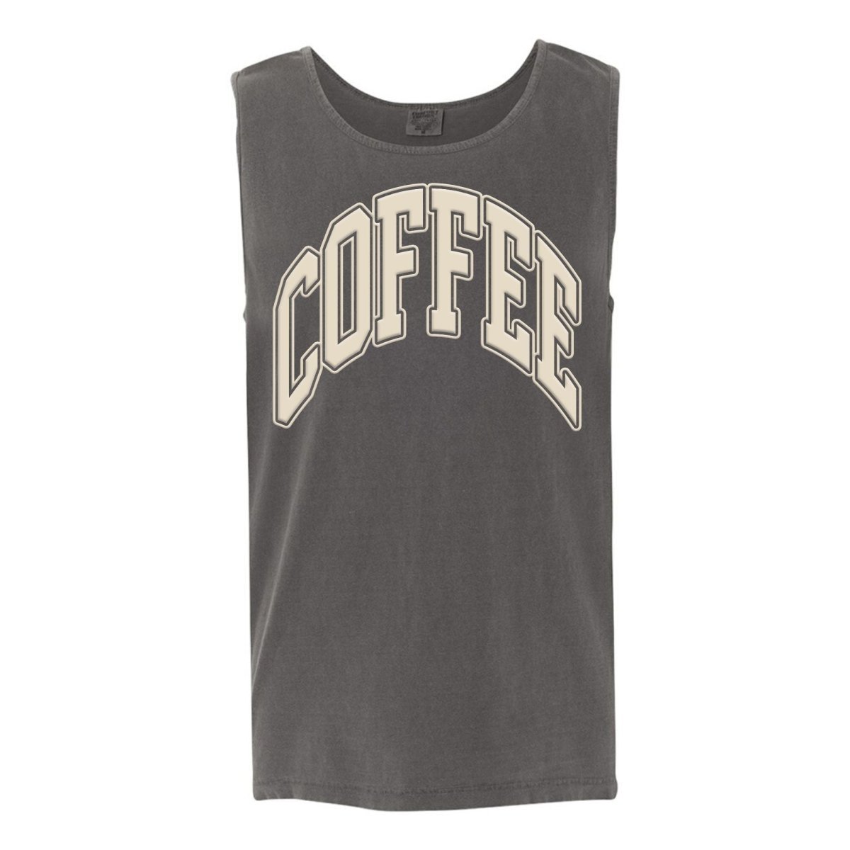 'Coffee' PUFF Tank Top - themonogram manor 