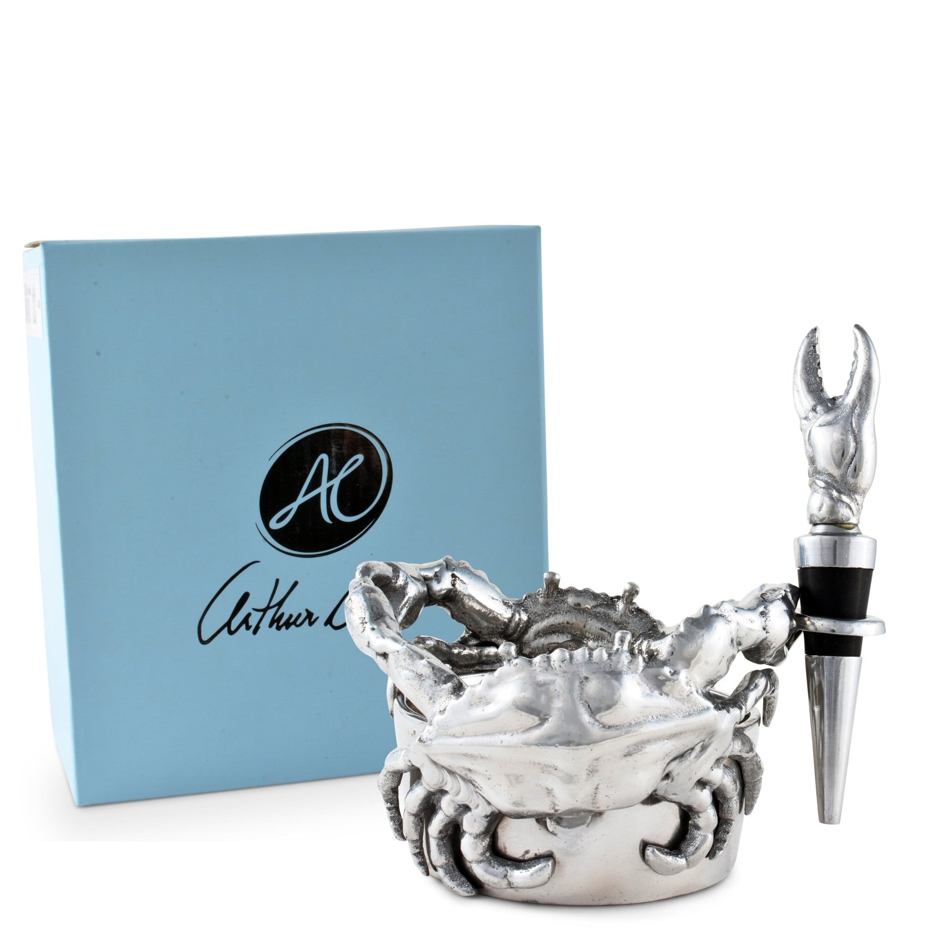 Crab Wine Caddy and Stopper Set - themonogram manor 