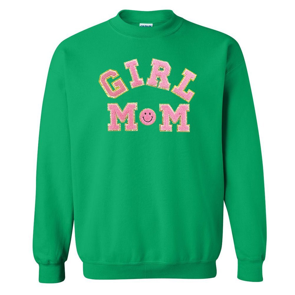 Girl Mom Letter Patch Sweatshirt - themonogram manor 