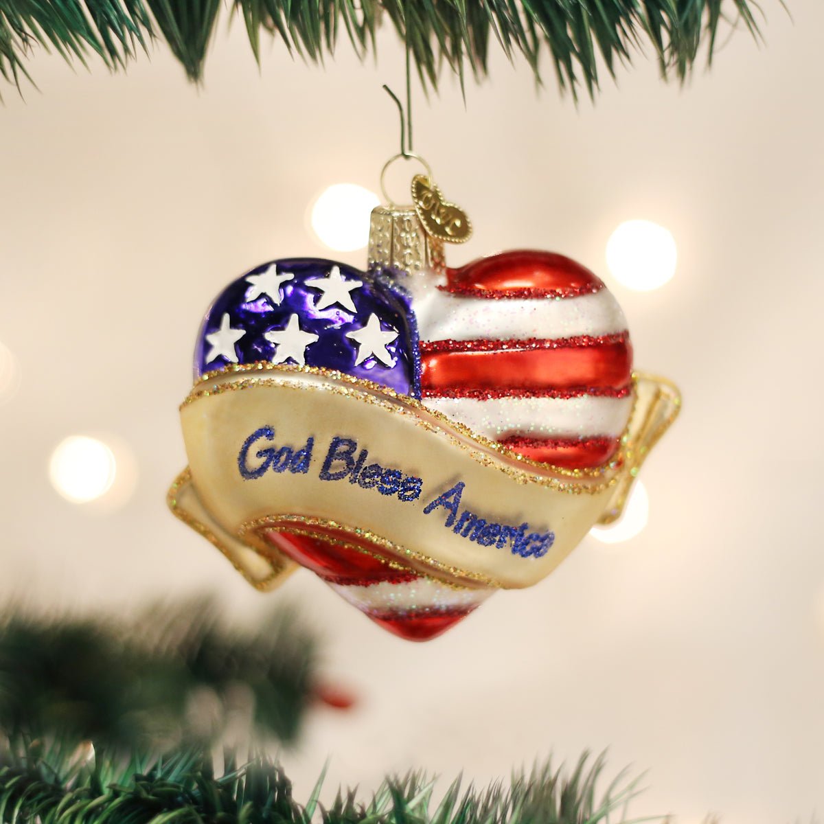God Bless America Heart - themonogram manor 