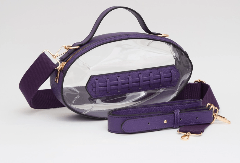 Stadium Clear Football Handbag - themonogram manor 