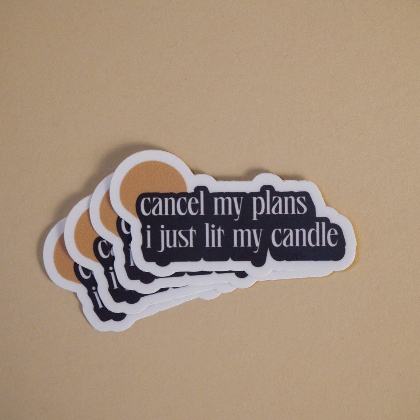 cancel plans sticker - themonogram manor 