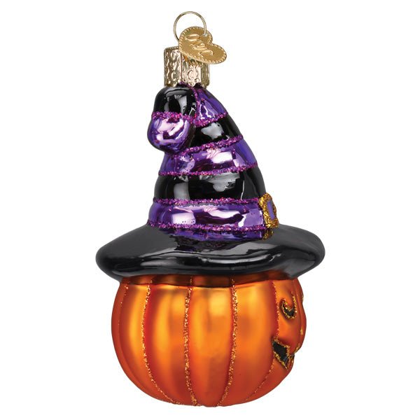 Witch Pumpkin Ornament - themonogram manor 