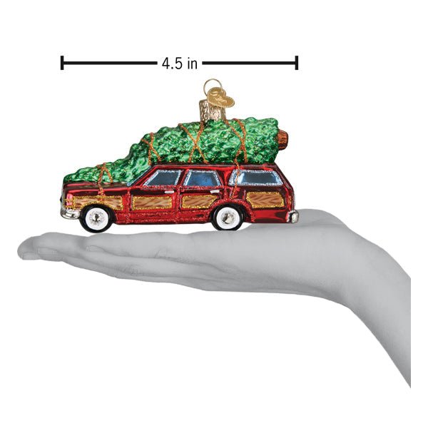 Station Wagon With Tree Ornament - themonogram manor 
