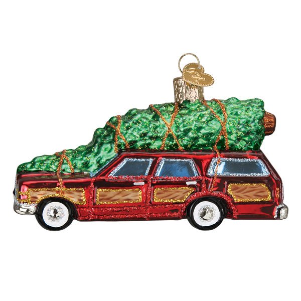 Station Wagon With Tree Ornament - themonogram manor 