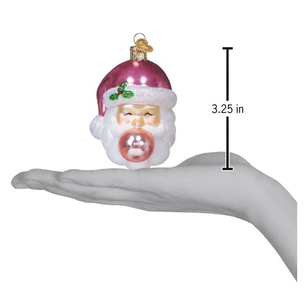Bubblegum Papa Noel Ornament - #themonogram manor #