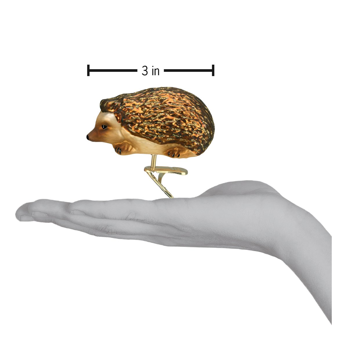 Clip-on Hedge Hog Ornament - themonogram manor 