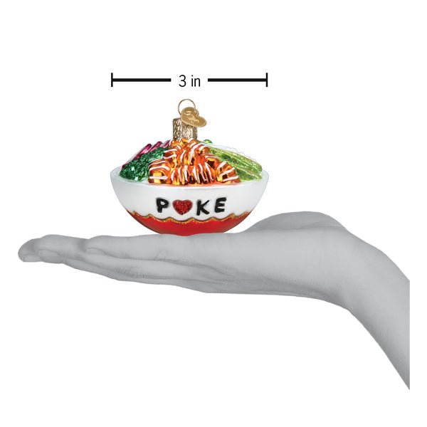 Poke Bowl Ornament - #themonogram manor #