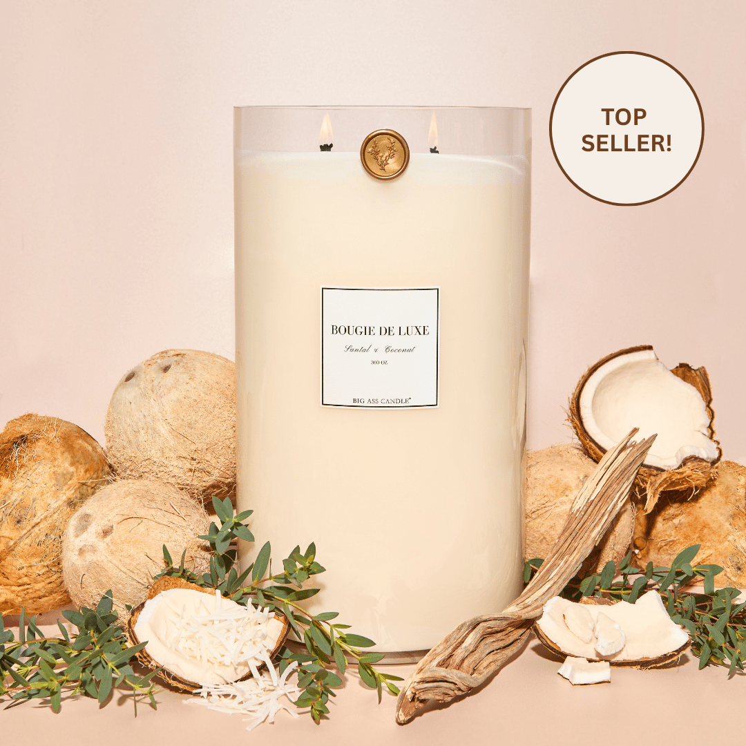 Big Ass Candle (300 oz, 750 - 1,000 hours) - themonogram manor 