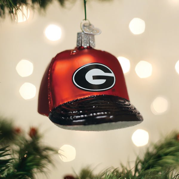 Georgia Baseball Cap Ornament - themonogram manor 