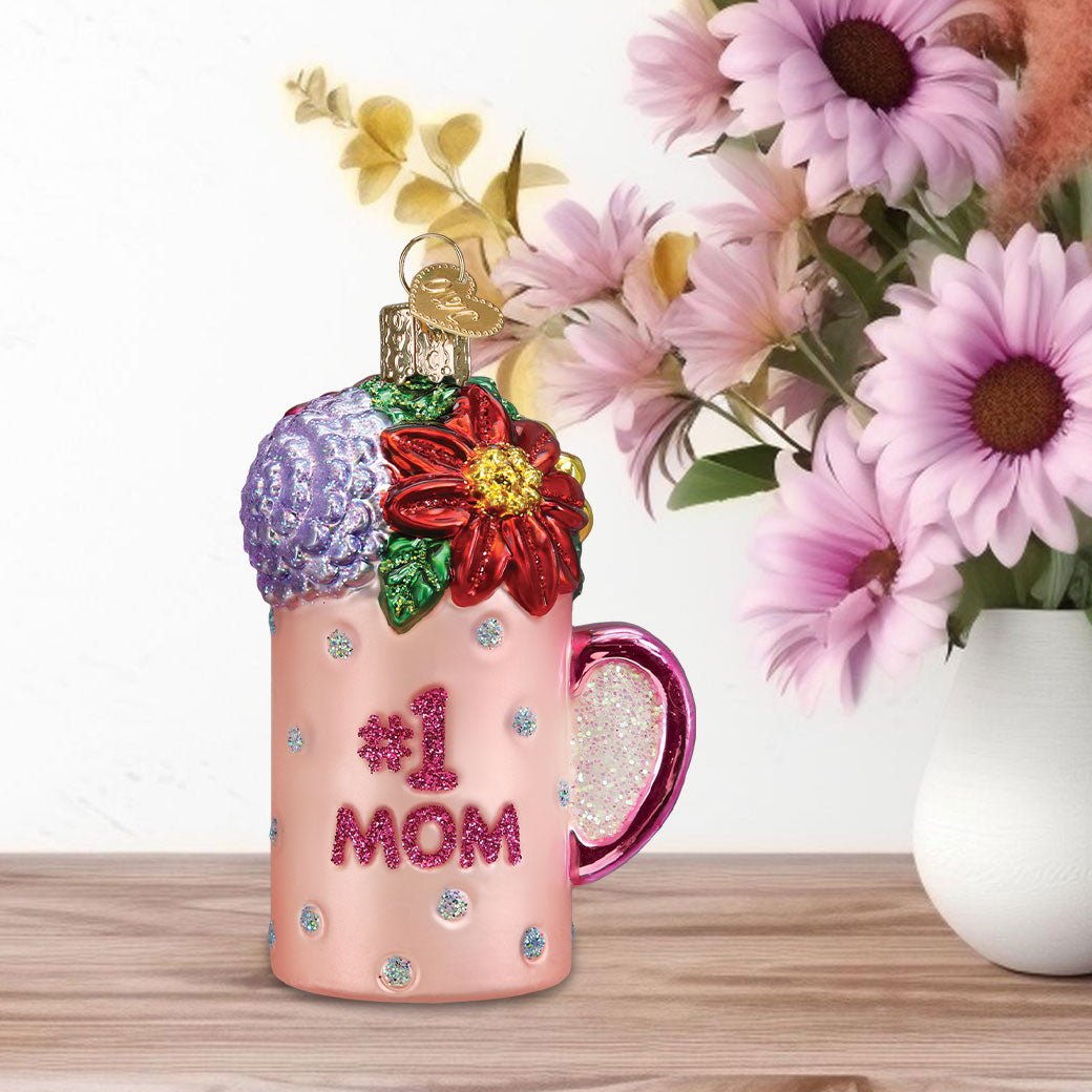 Best Mom Mug Ornament - themonogram manor 