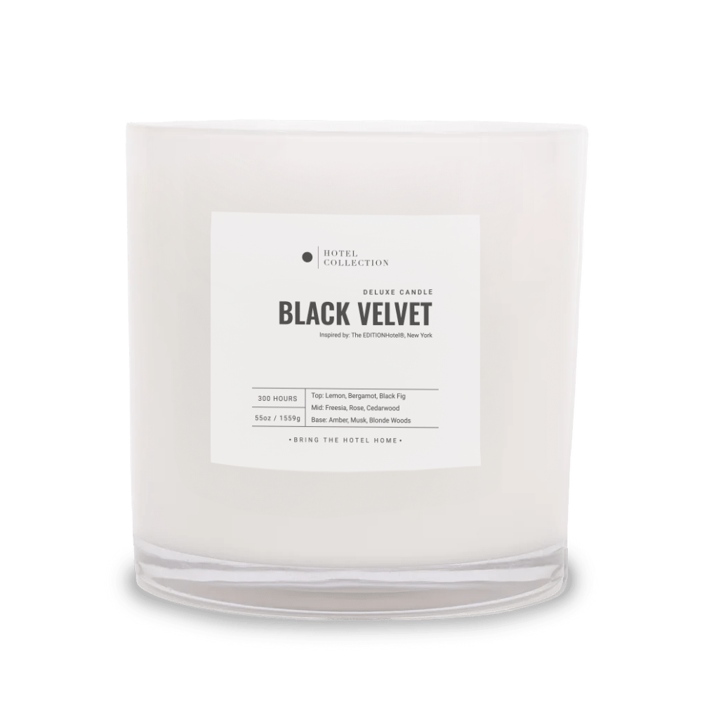 Deluxe Black Velvet™ Candle - themonogram manor 
