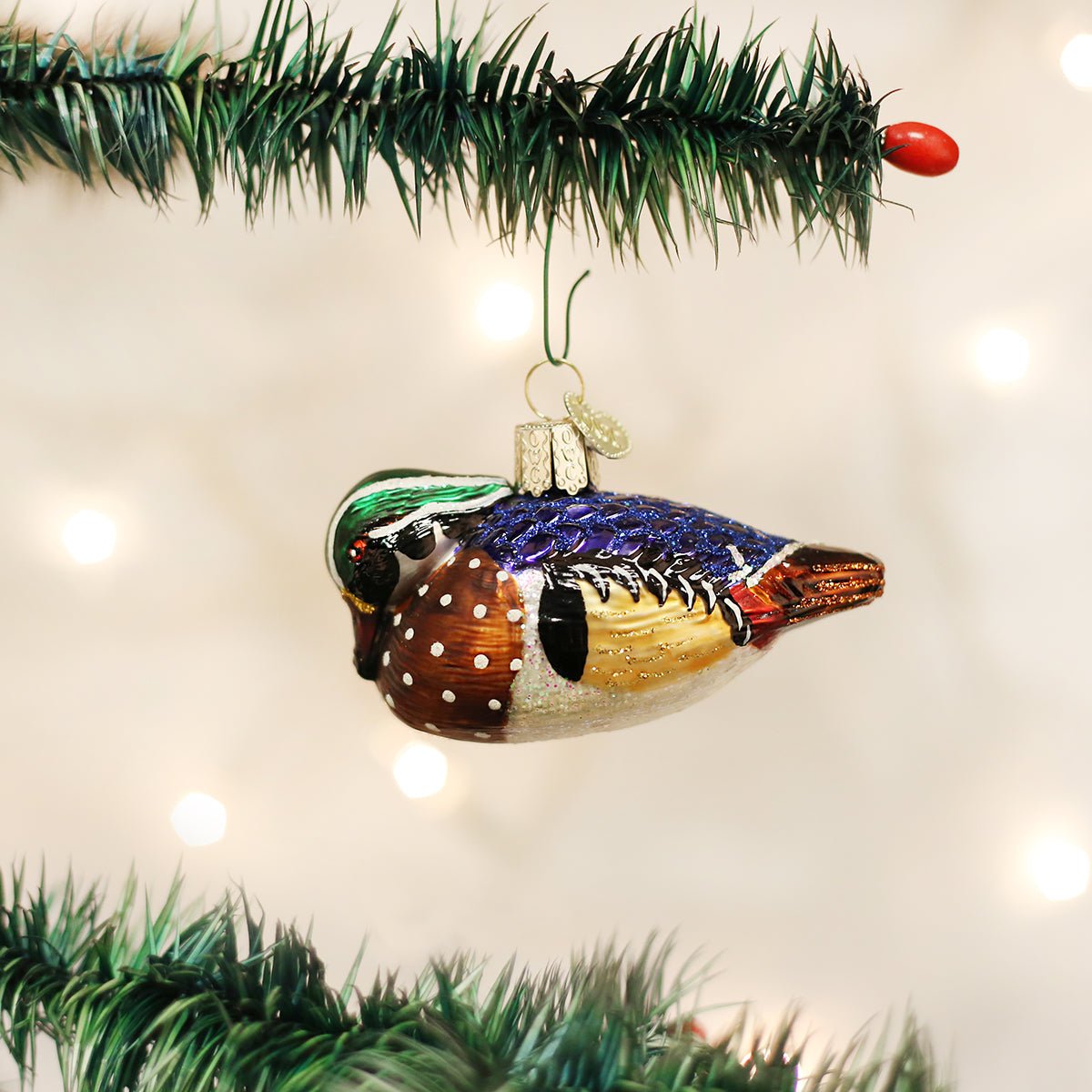 Wood Duck Christmas Ornament - #themonogram manor #