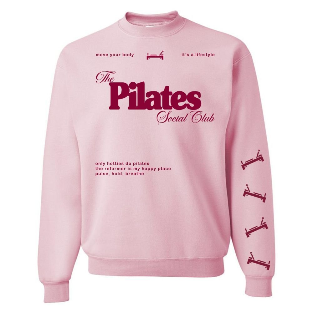 ‘Pilates Social Club' Crewneck Sweatshirt - themonogram manor 