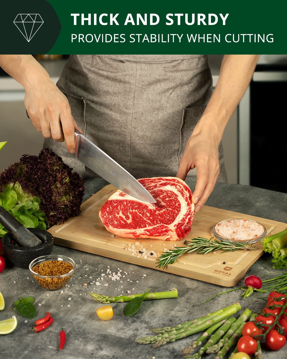 Cutting Board L, 15”x10” - themonogram manor 