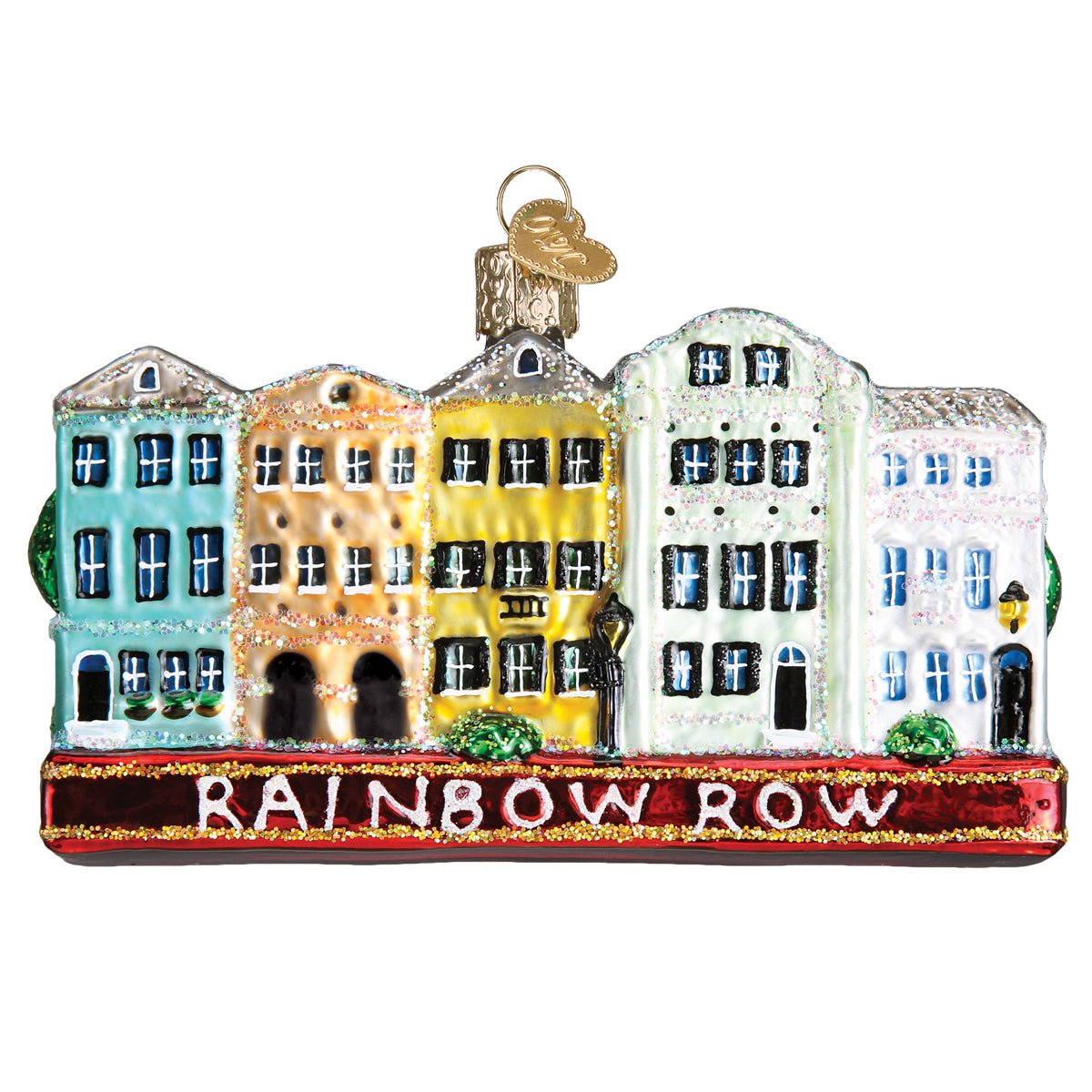 Rainbow Row Ornament - themonogram manor 