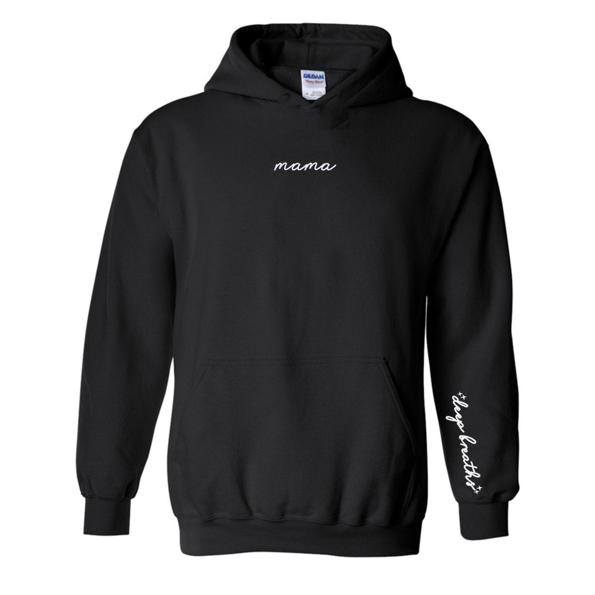 Mama 'Deep Breaths Reminder' Hoodie - themonogram manor 