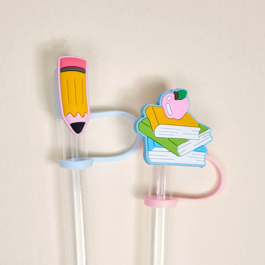 Straw Topper Set–Pencil Me In - themonogram manor 