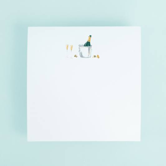 Champagne Celebration Square Desk Set - themonogram manor 