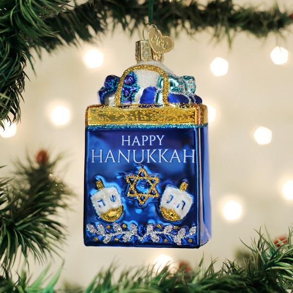 Happy Hanukkah Ornament - #themonogram manor #