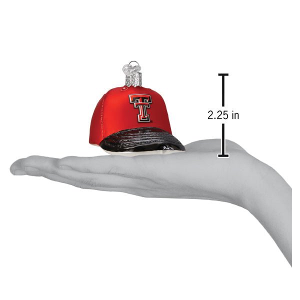 Texas Tech Baseball Cap Ornament - themonogram manor 