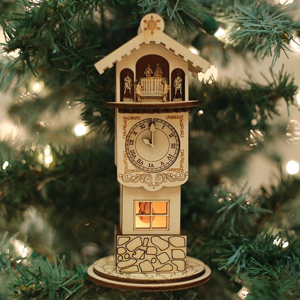 Ginger Clock Tower Ornament - themonogram manor 