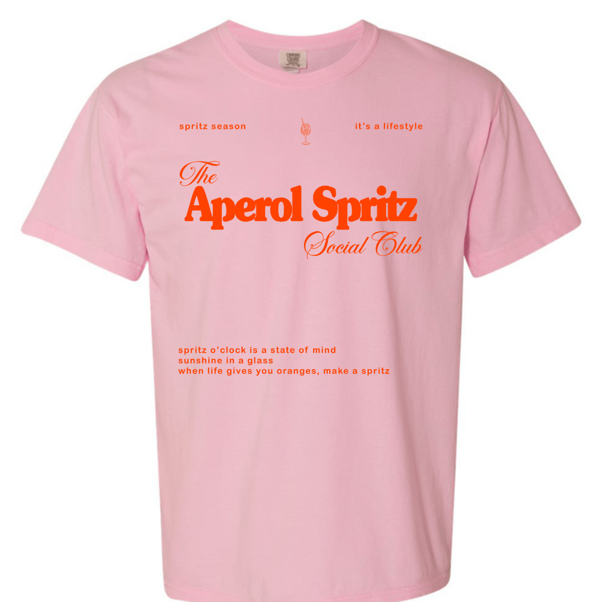 'Aperol Spritz Social Club' T-Shirt - themonogram manor 